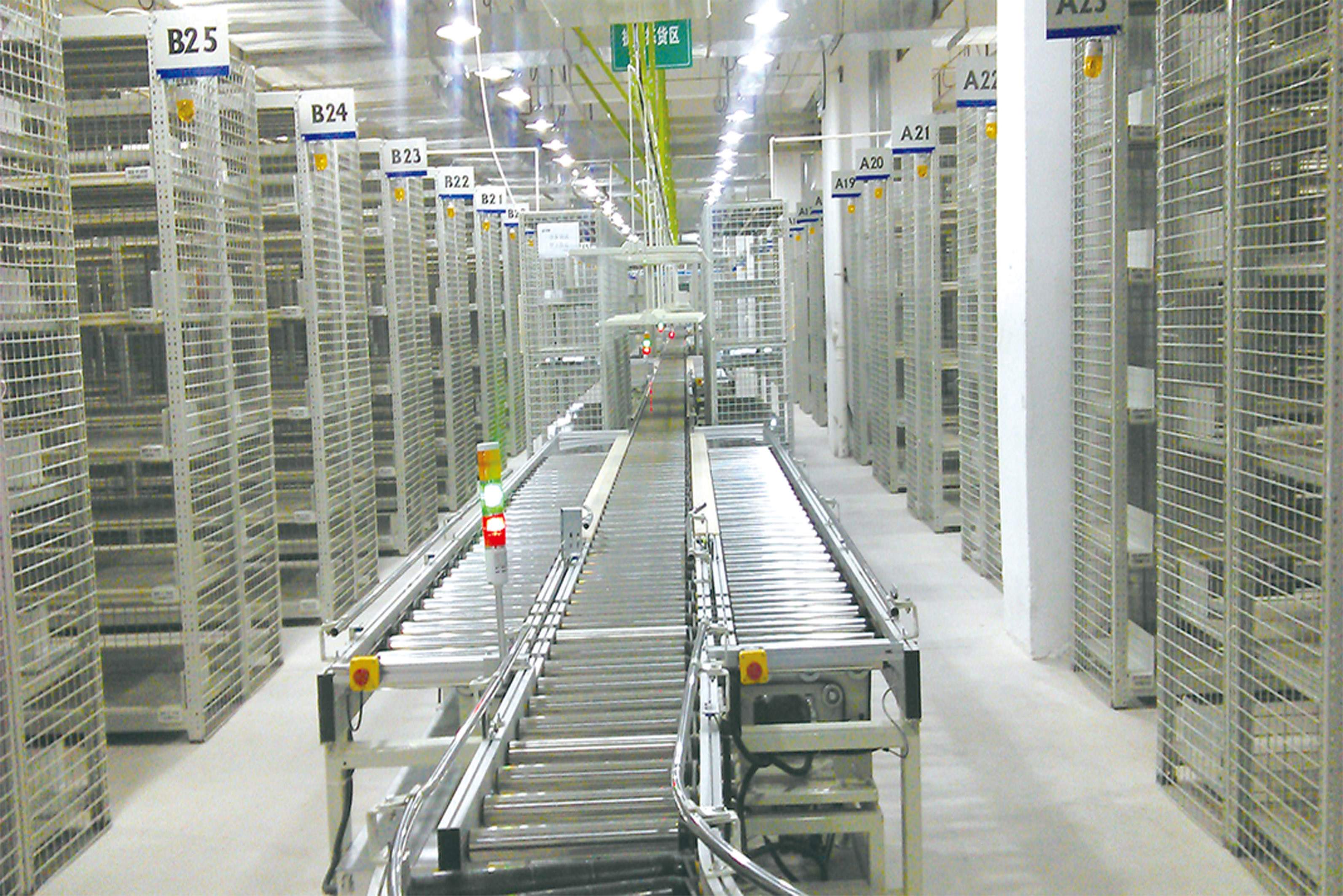 Satong Automated Sorting System, Industrial Rack