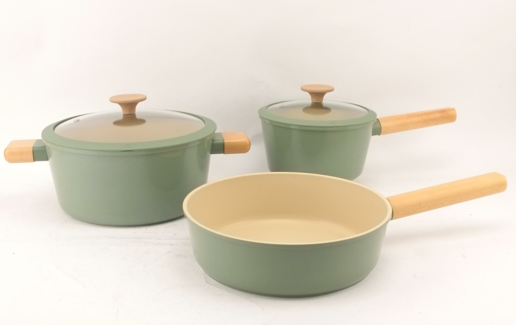 Forged aluminum cookware set