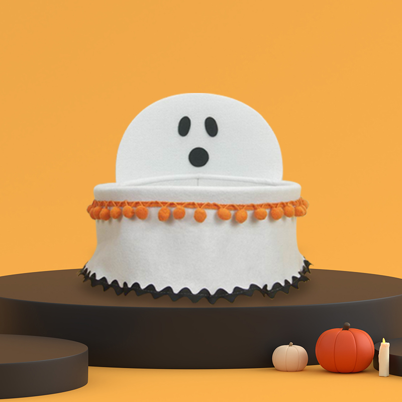 10-inch Halloween Ghost Candy Basket