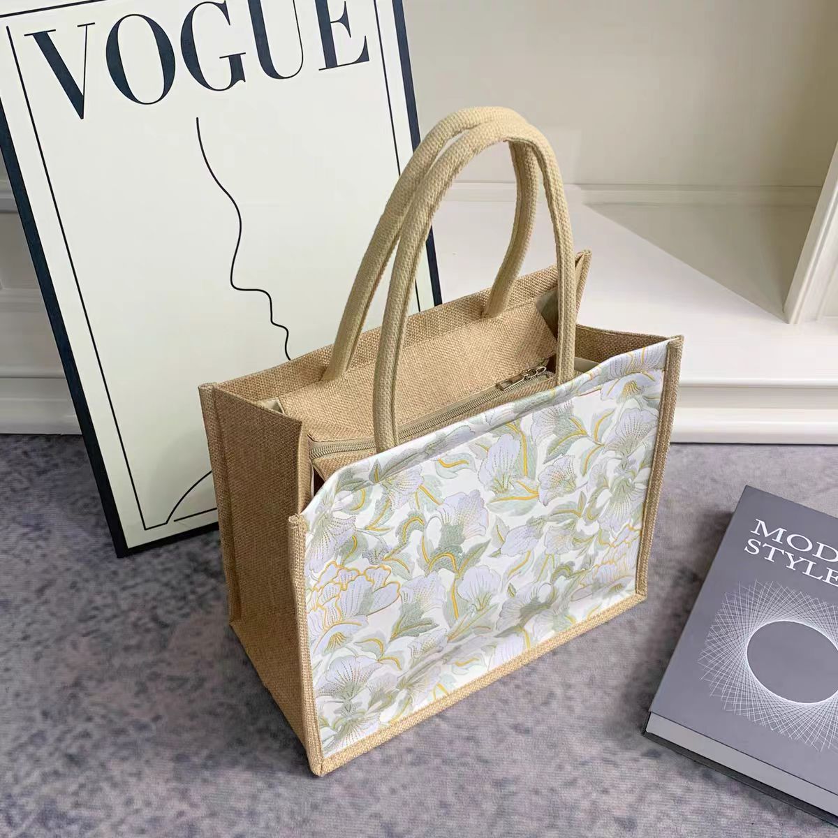 jute tote bag