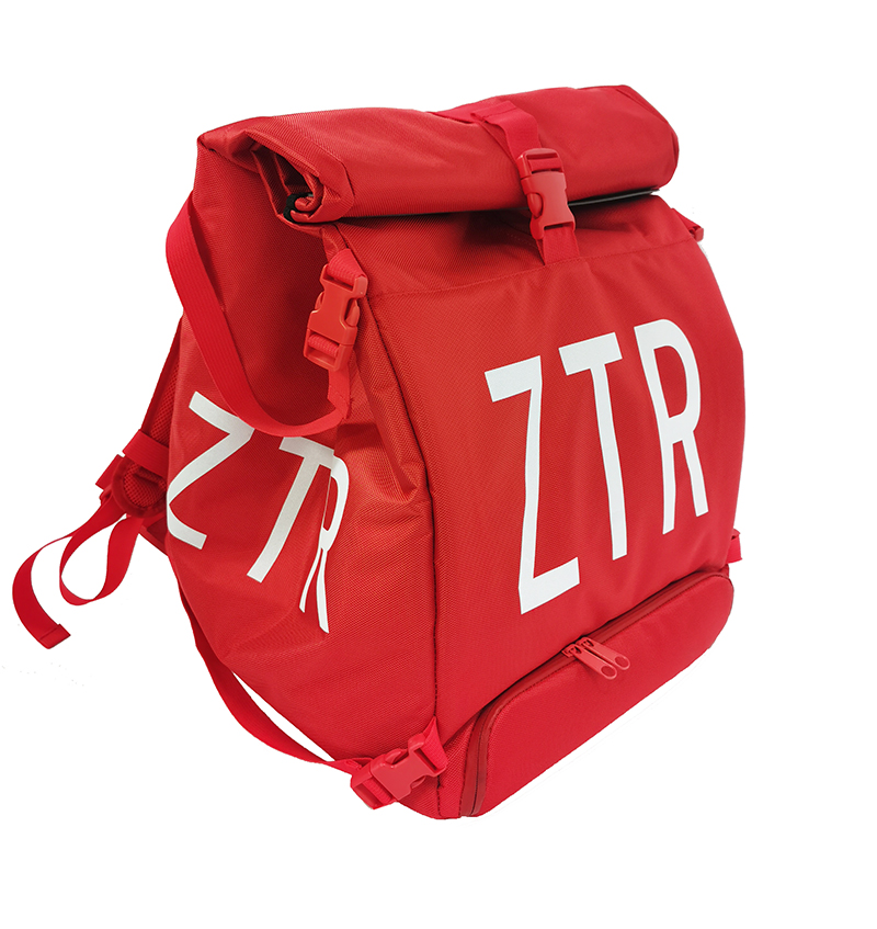 Roll Top Food Delivery Backpack Thermal Insulated Pizza Bag Large Motorcycle Delivery Bag