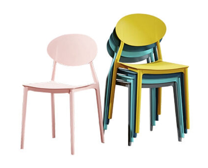 Romance Dining chair Wholesale Best sell PP plastic chair