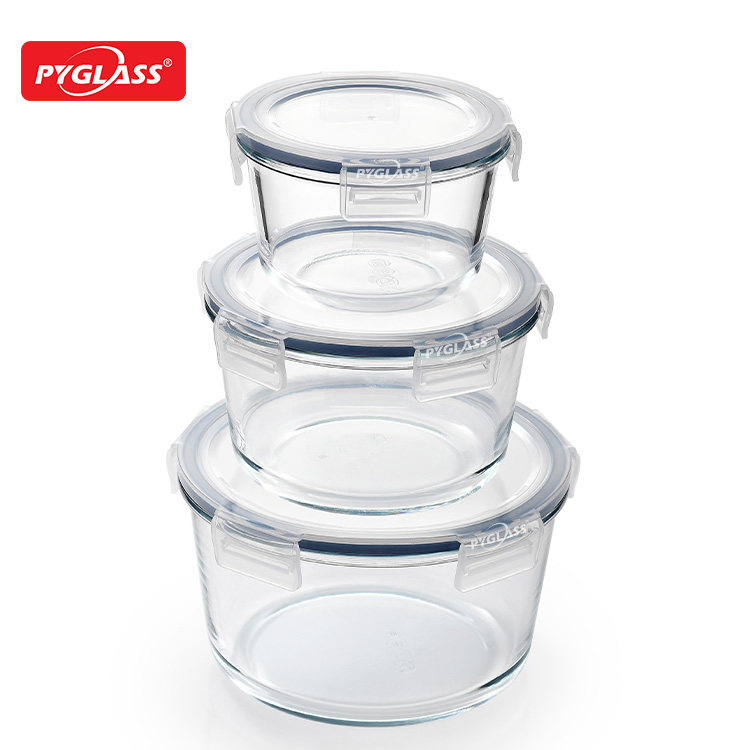 Glass storage contianer
