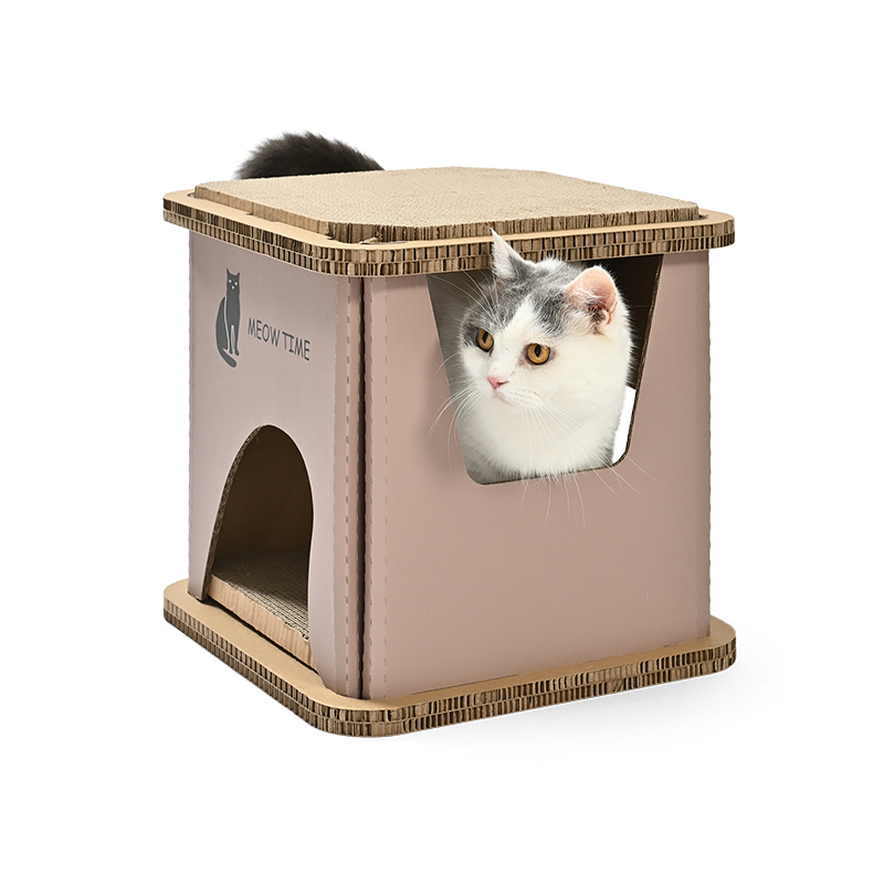 Corrugated Cardboard Cat House