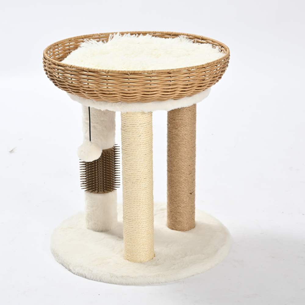Rattan Woven Cat Springboard