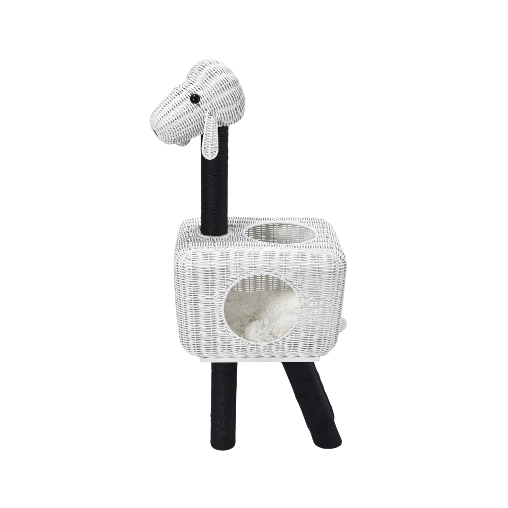 Rattan Woven Cat Springboard