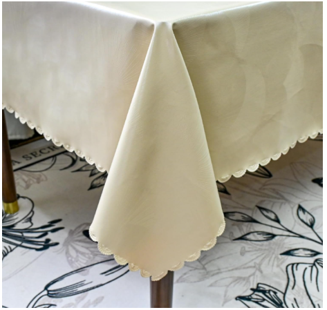 Simple Style PVC Composite Non-Woven Fabric Tablecloth