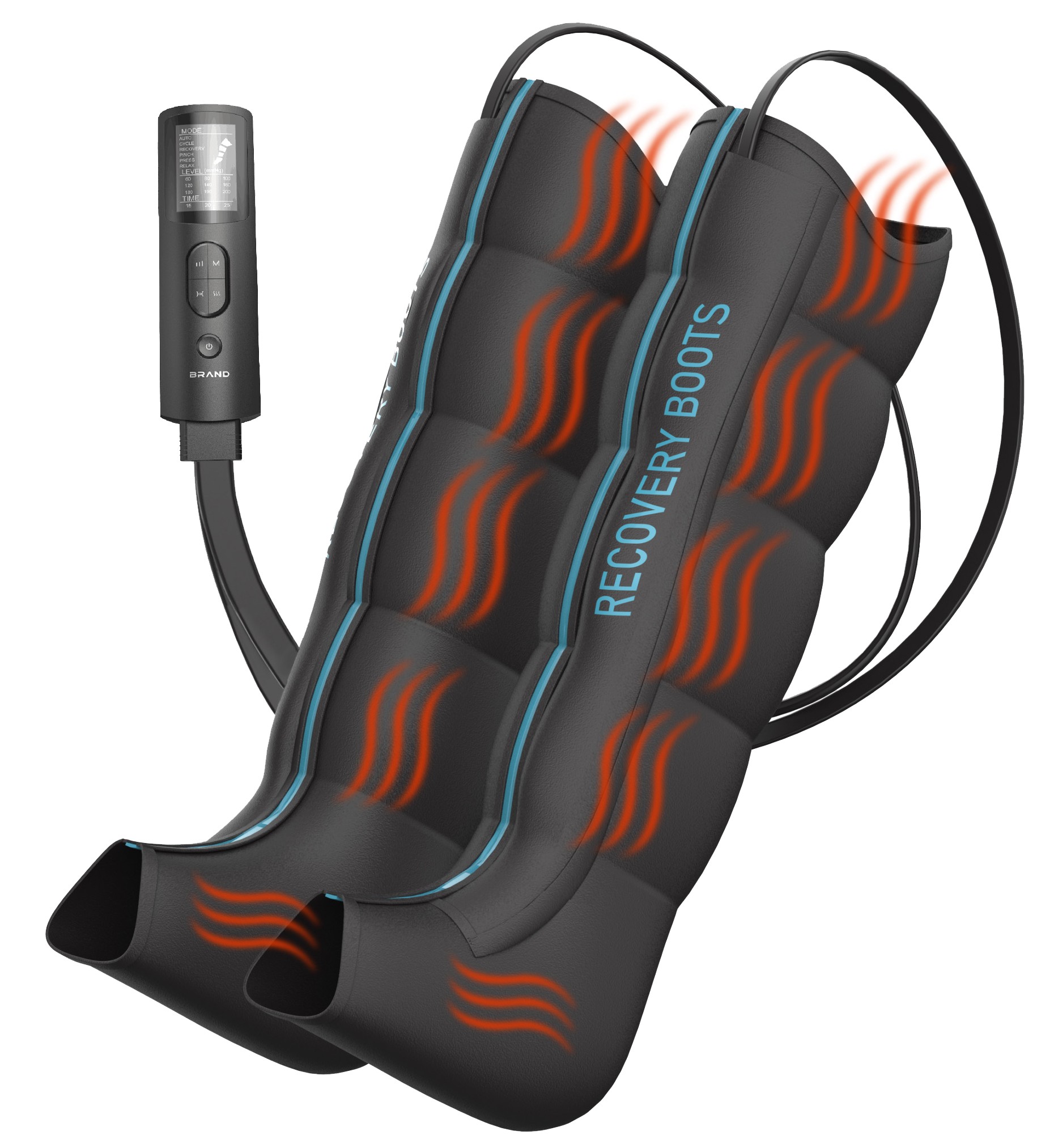 5 Chambers Compression Leg Recovery Boots With Heat