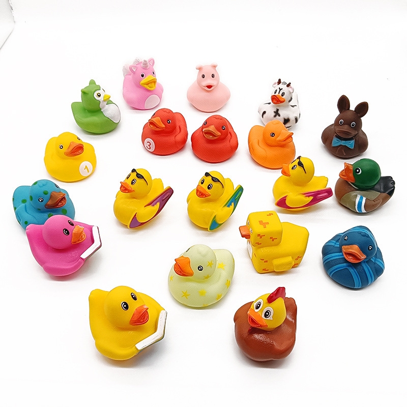 Customizable Shape Swimming Bath PVC Multiple Styles Rubber Duck