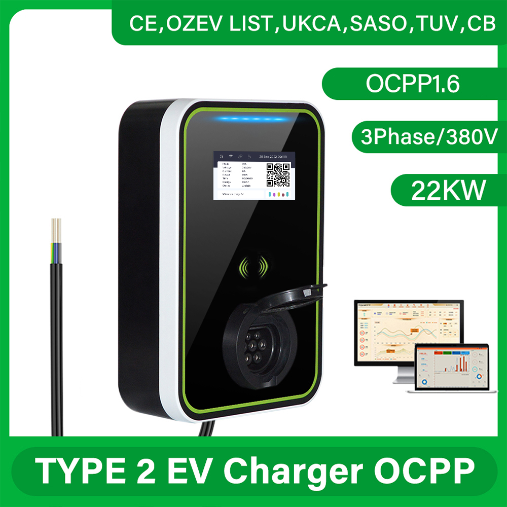 CAMA-QZ Electric Vehicle Charging Pile - 22KW (with OCPP)