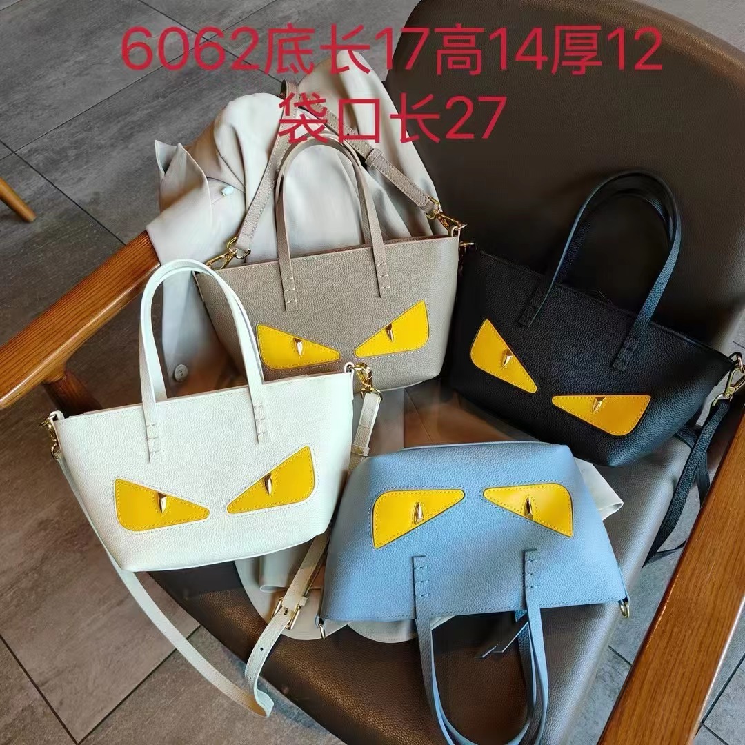 Original custom handbag Cowhide retro luxury large capacity handbag ladies shoulder bag