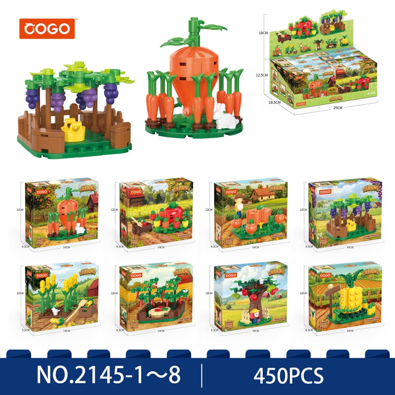 8 Asstd Blocks/452pcs