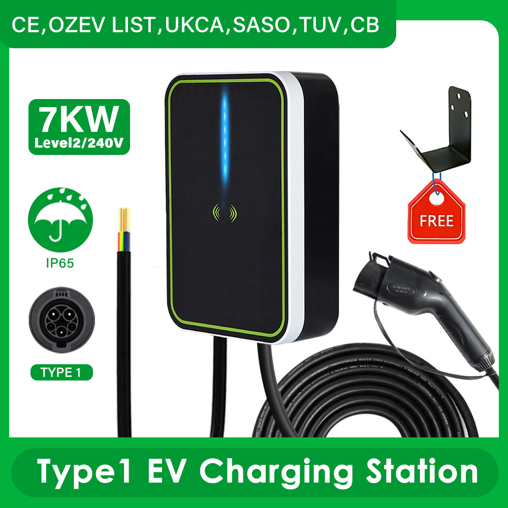 CAMA - American Standard Plug-and-Charge Electric Vehicle Charging Pile - 7KW