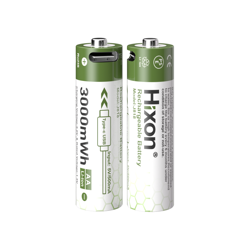 Hixon AA Rechargeable Lithium Batterie pack (Type-C)