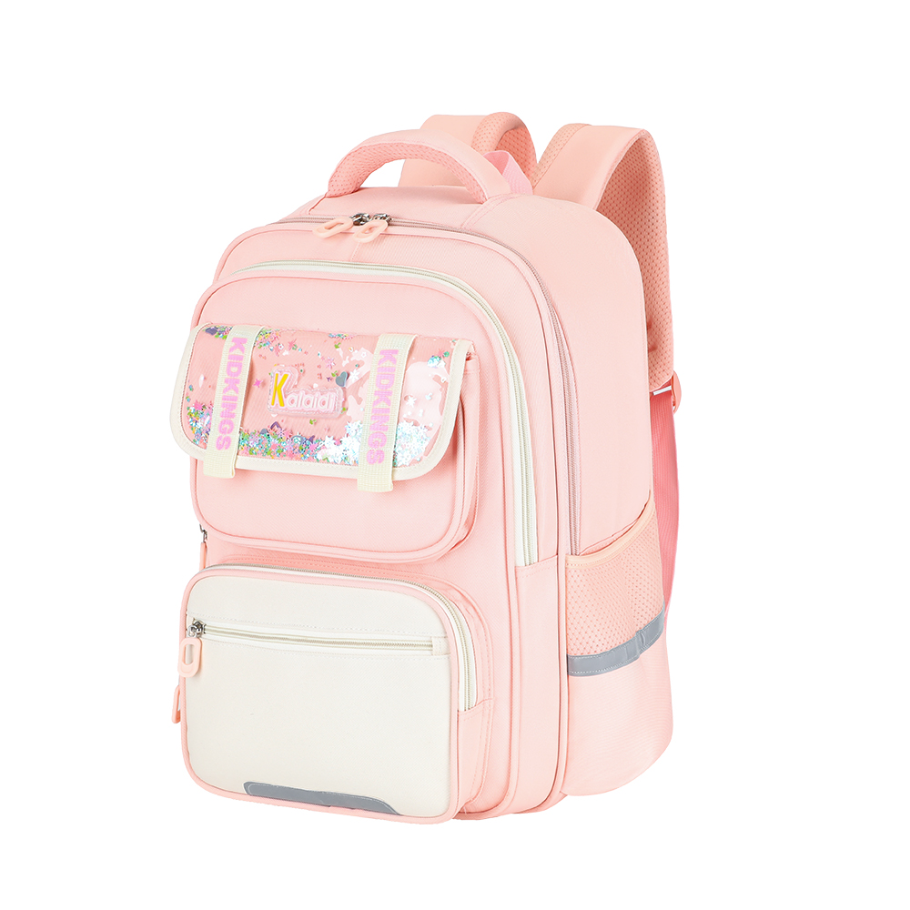 British College Style Backpack Simple Retro School Handbag