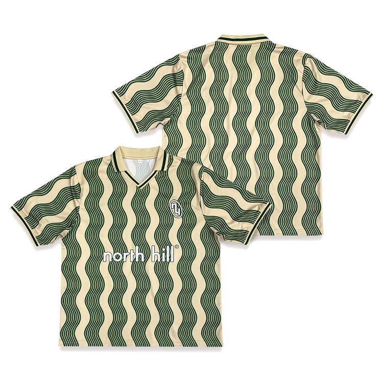 Vintage Soccer Jersey Striped Retro Soccer Shirts