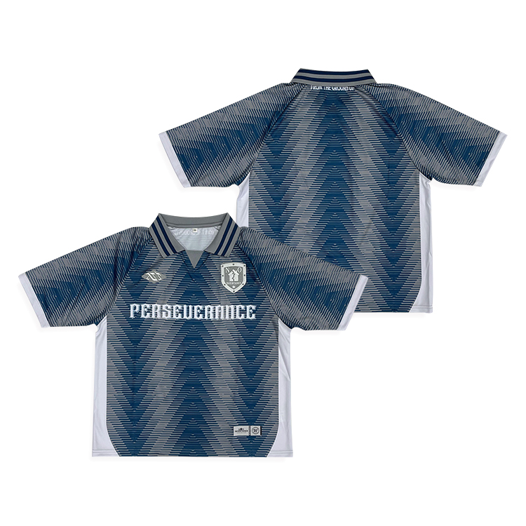 Retro Striped Soccer Jersey Embroidered Football Shirts