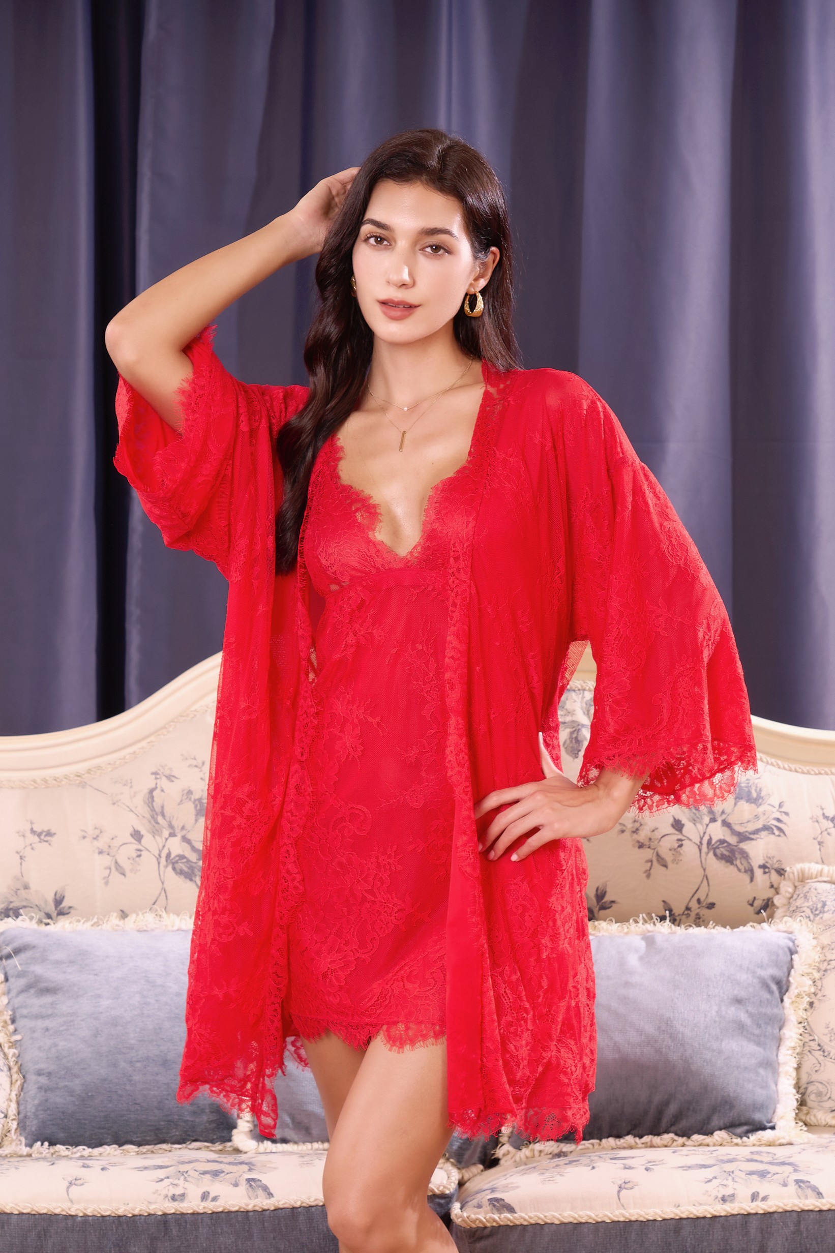 Lace Robe