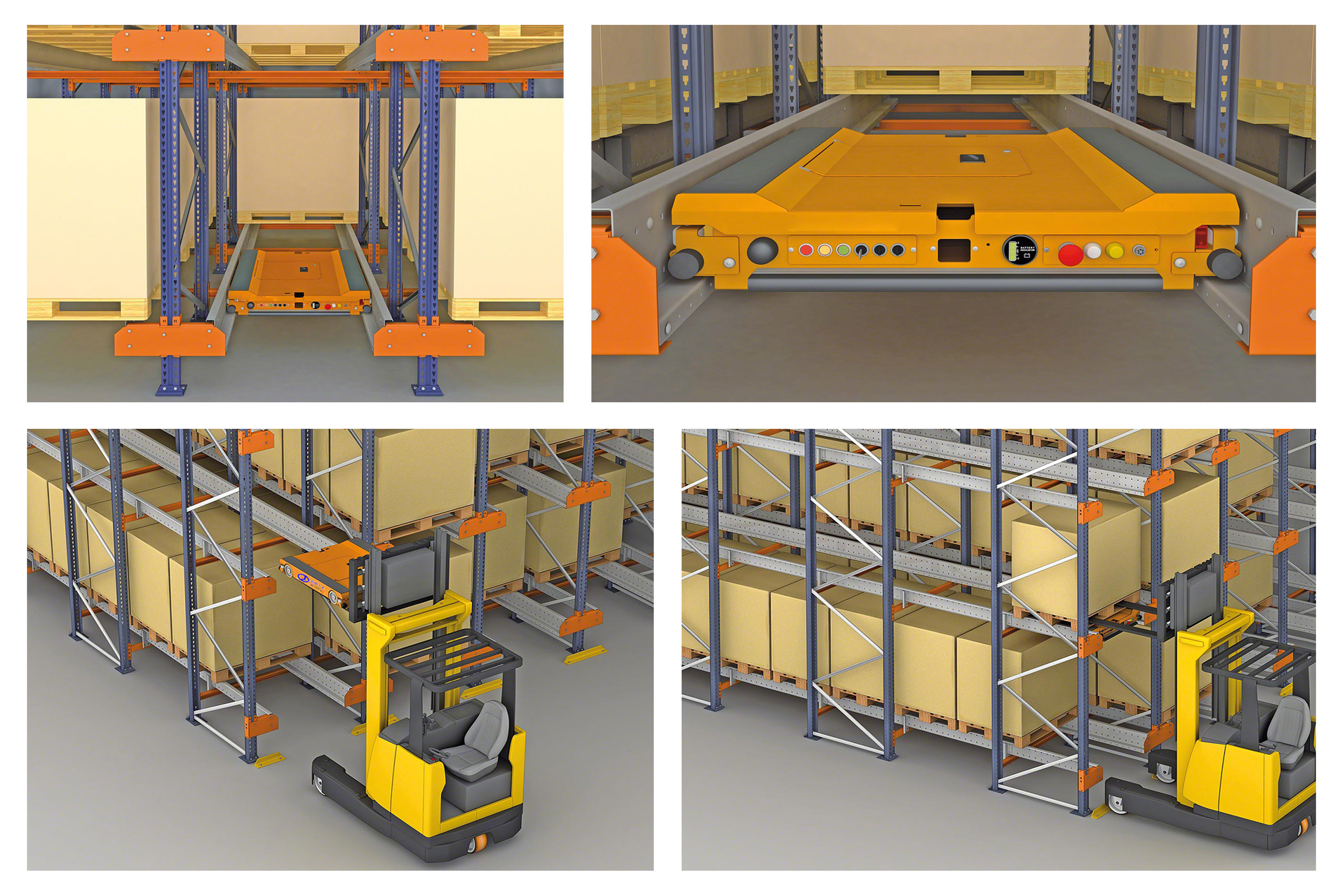 Satong shuttle shelving industrial warehousing