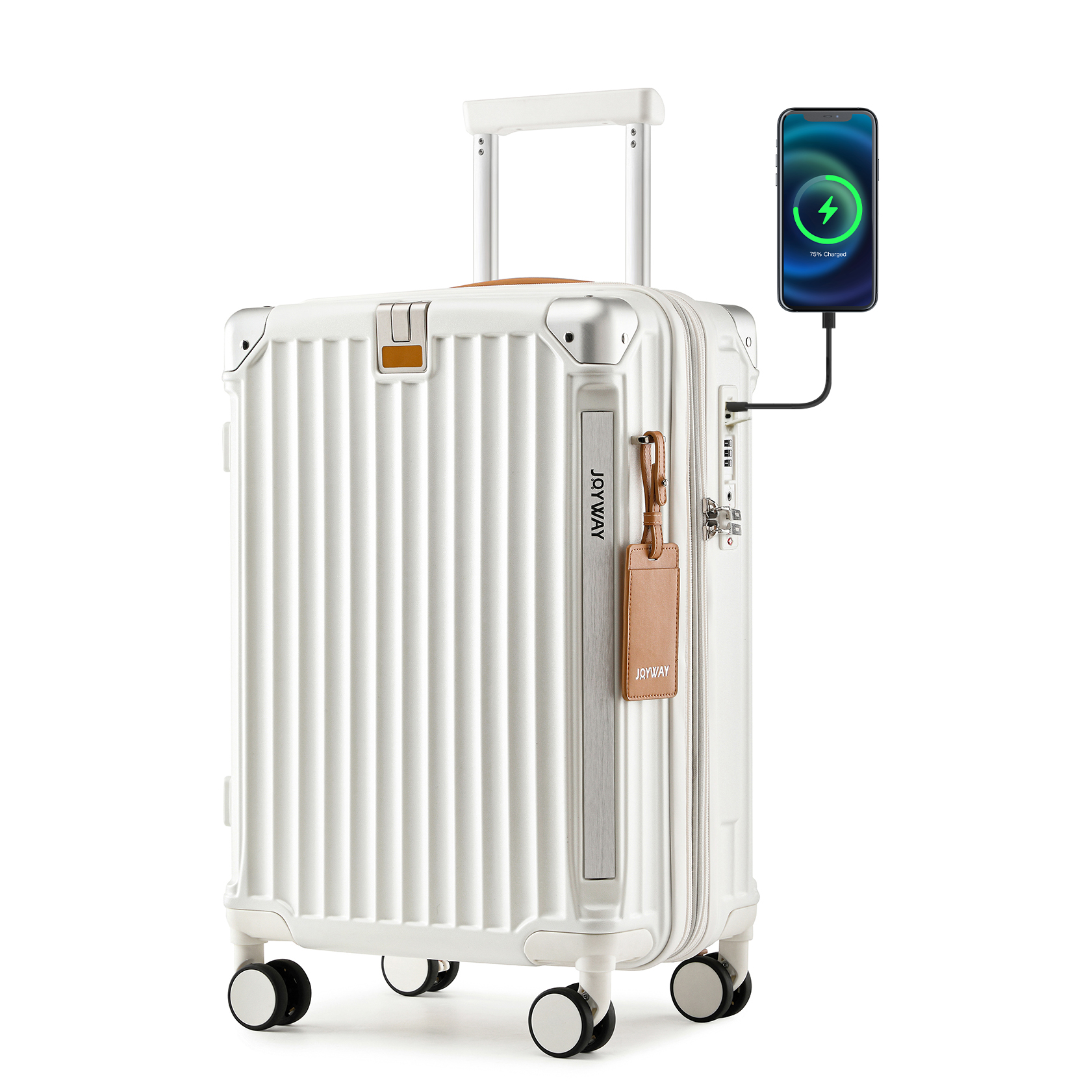 014 High-quality luggage set with adjustable design and multiple functional compartments.