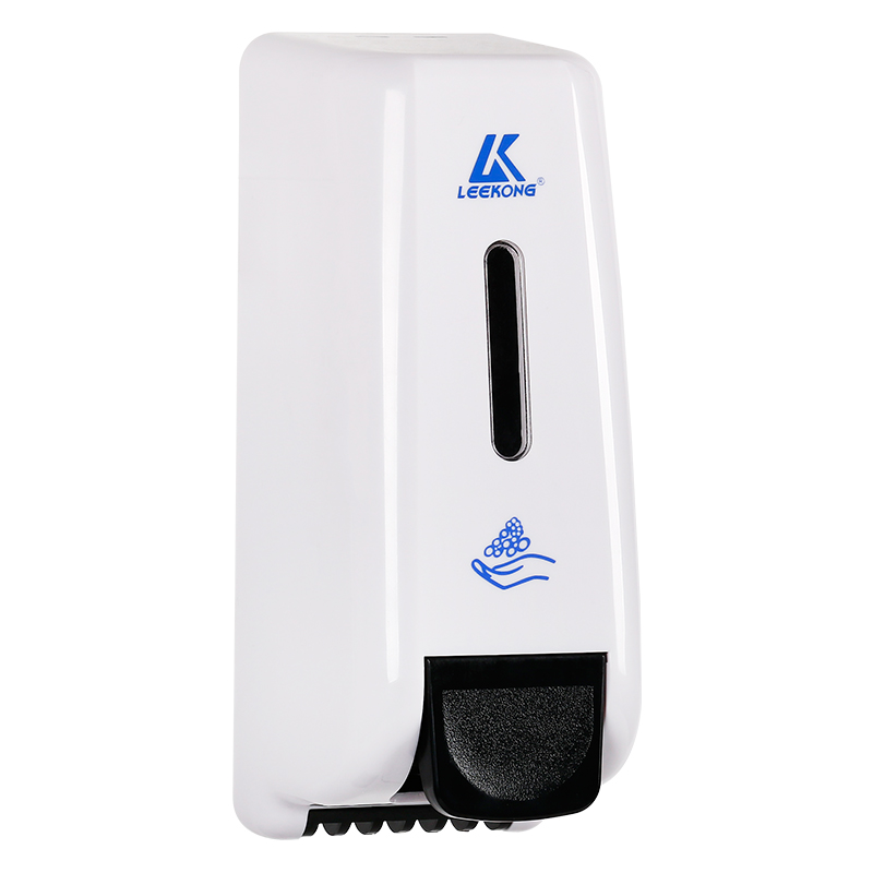 Manual foam soap dispenser, plastic liquid soap dispenser, wall-mounted, kitchen stock