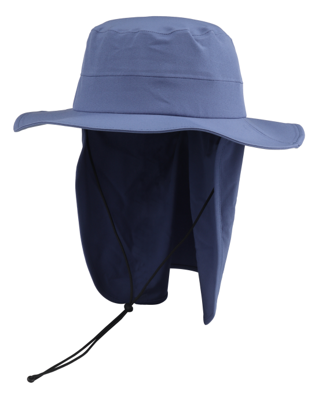 Bucket hat with cape