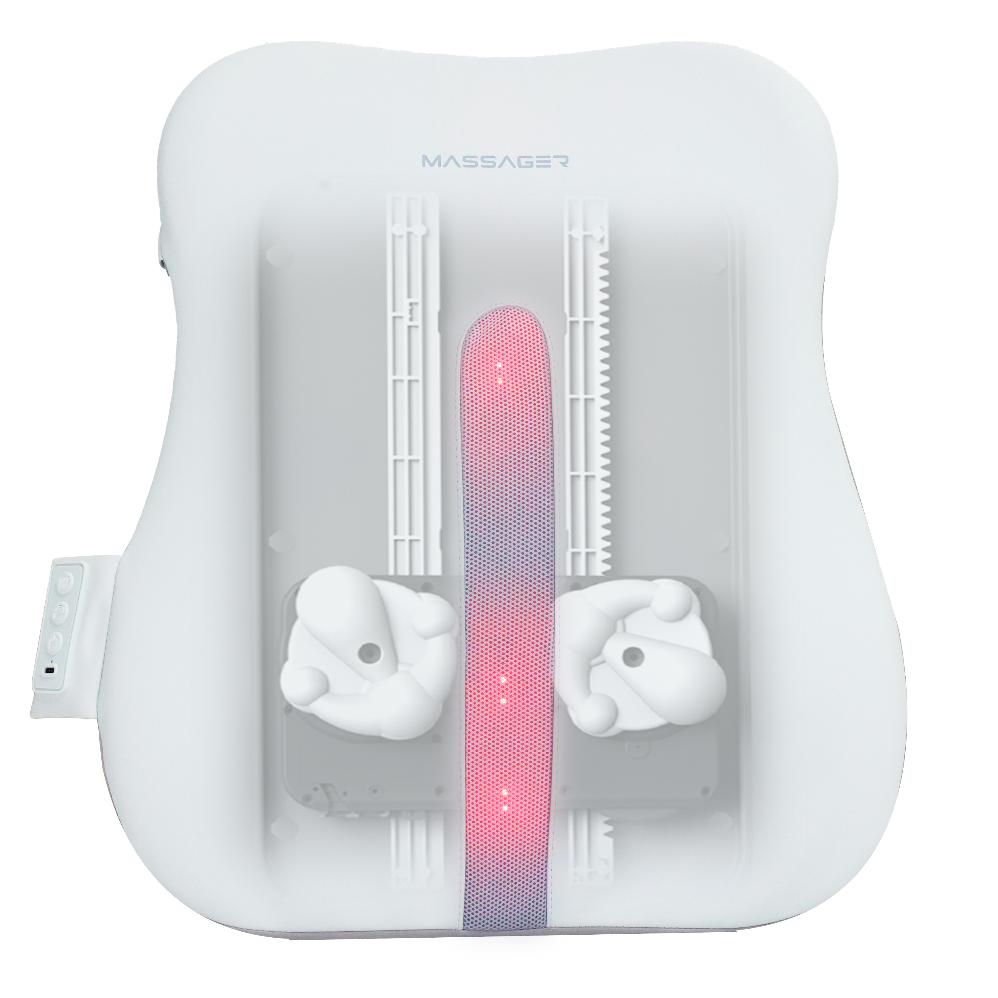 3D Flexible Extra Shin Shiatsu Massage Pad with Infrared Light