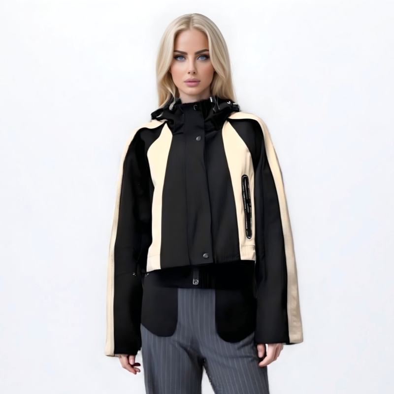 Stylish Casual Contrast - Color Jacket