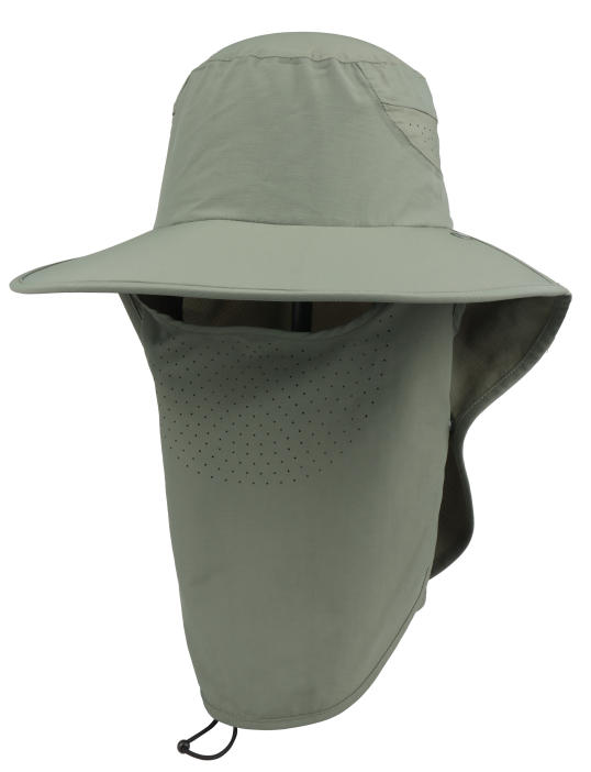 Wide-brimmed sun hat