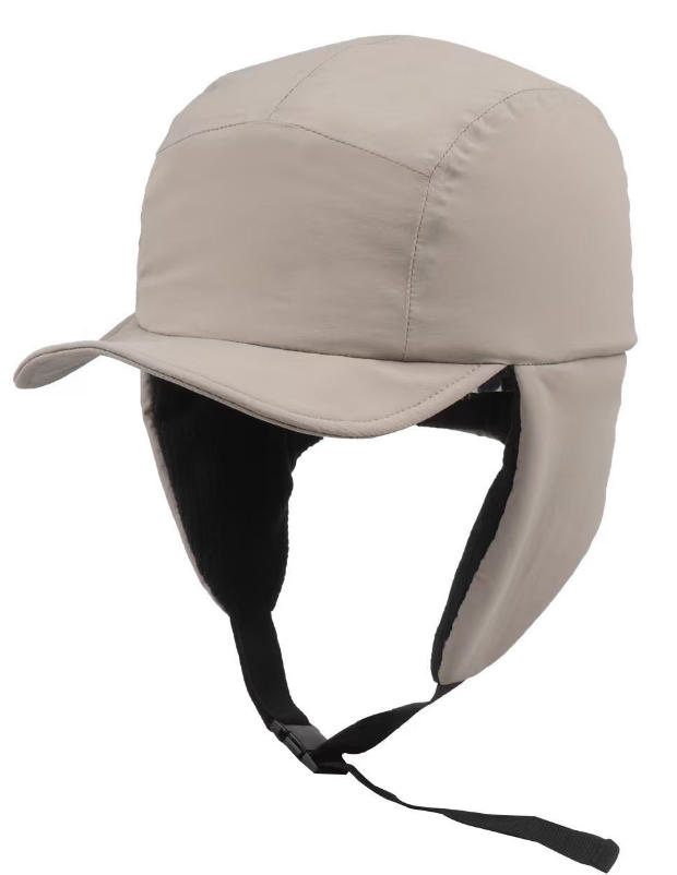 winter hat with ear flaps and fleece lining