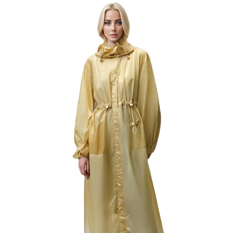 Ultra - Light Stylish Windproof Long - Length Women's Trench Coat