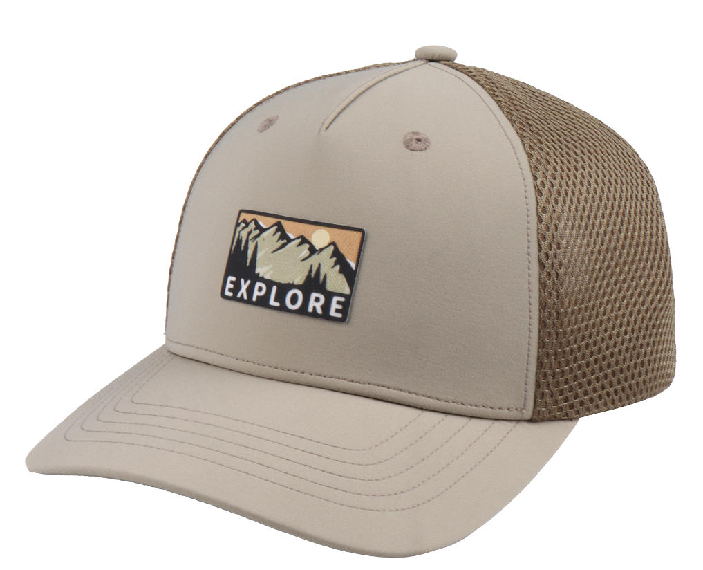 Breathable mesh baseball cap