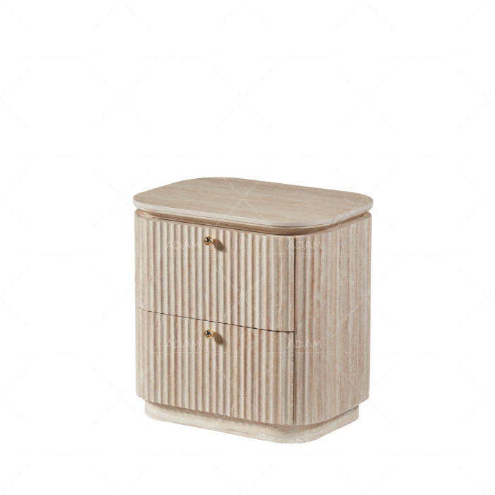 madrid yellow travertine ceramic mdf nightstand