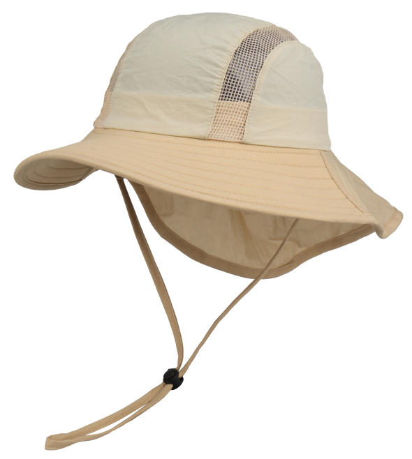 Wide-brimmed sun hat