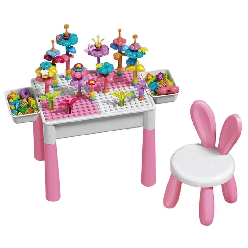 Garden Building Block Table Toy DIY building block Toy Kid Creative Art Toy Education Toy
