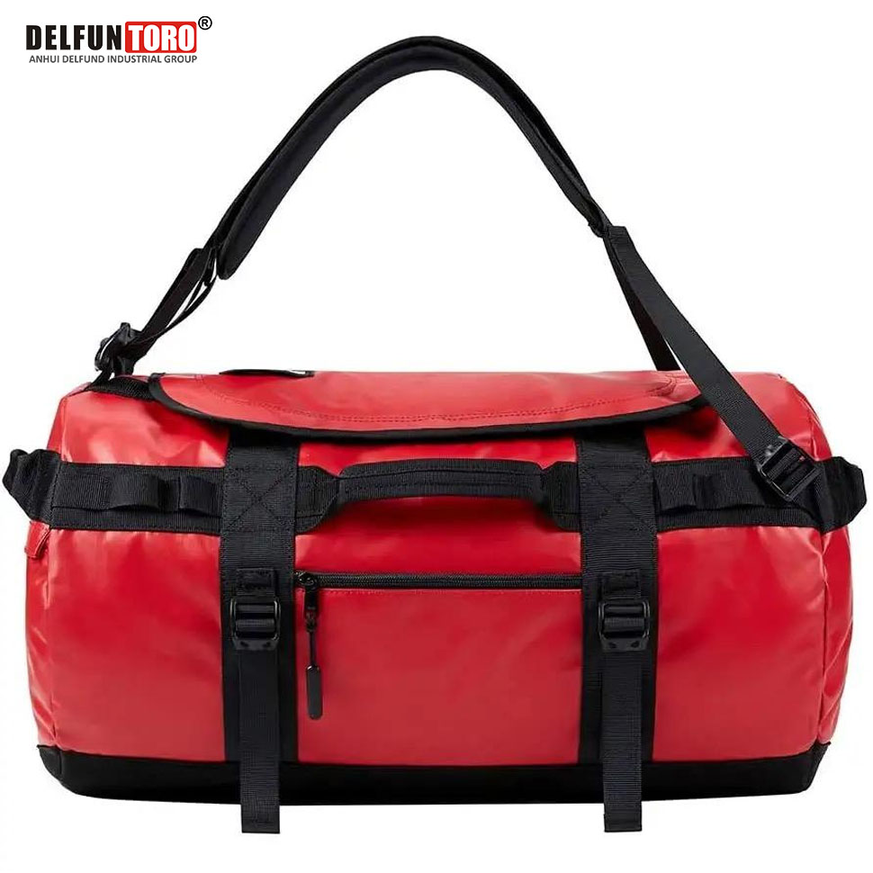 Tarpaulin Gym Bag Waterproof Rucksack Big Large Foldable Travel Bag Outdoor Zipper PVC Duffel Bag