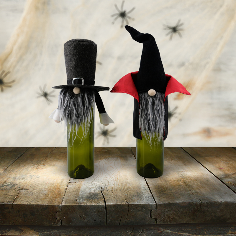 A8''B13''Halloween Wine Bottle Cover Decorative Bottle