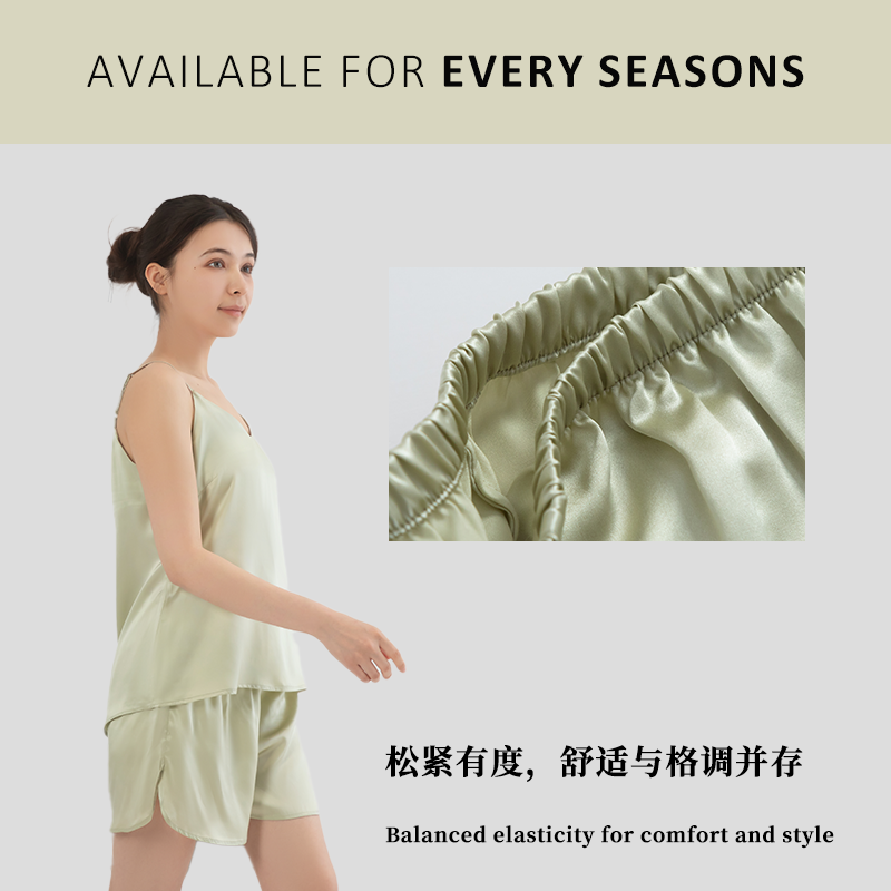 silk pajamas