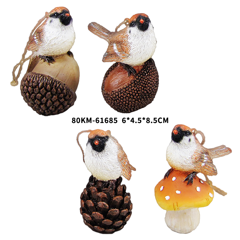 Resin bird decoration