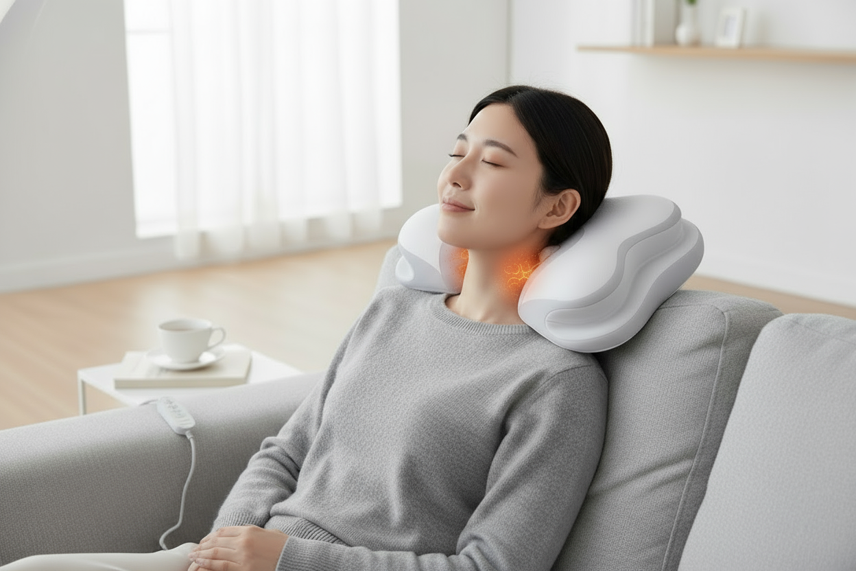 4D Luxury Memory Foam Sleeping Kneading Pillow