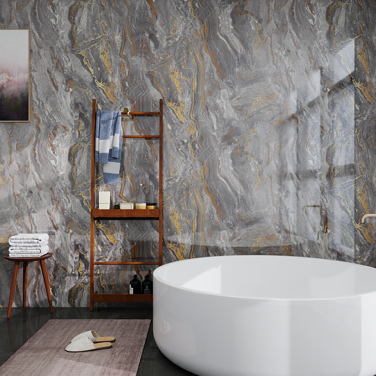Gilding Marble Removable wallpaper