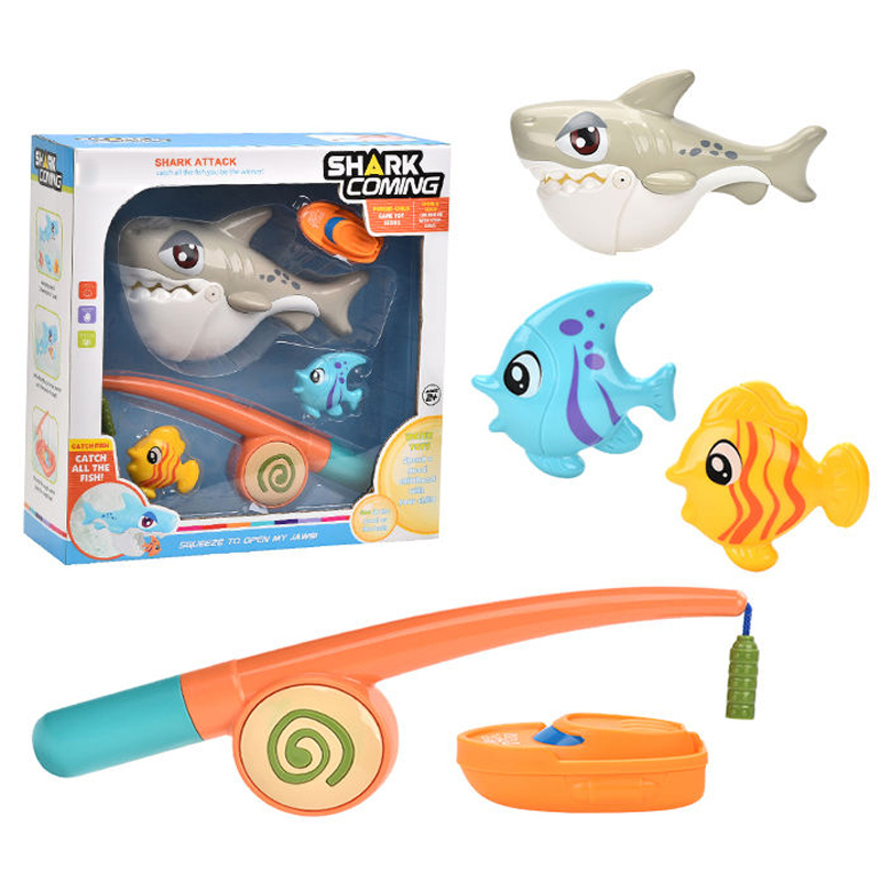Magnetic Fishing Game Toy Kids Fishing Toy Plastic Educational Toy Bathroom Toy
