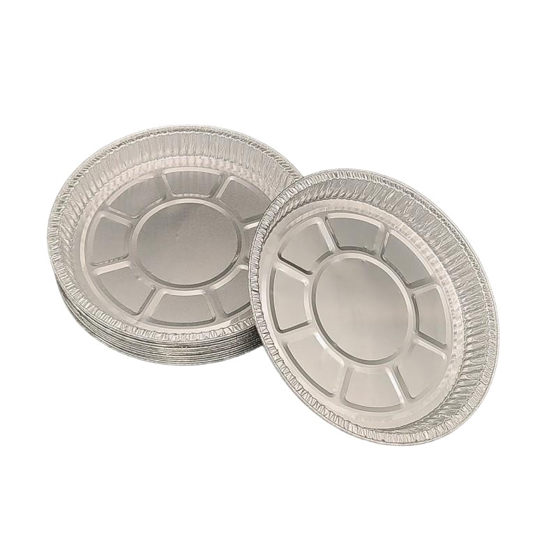 Disposable Round Aluminum Foil Food Containers – Eco-Friendly Baking Trays for Takeaway & Catering