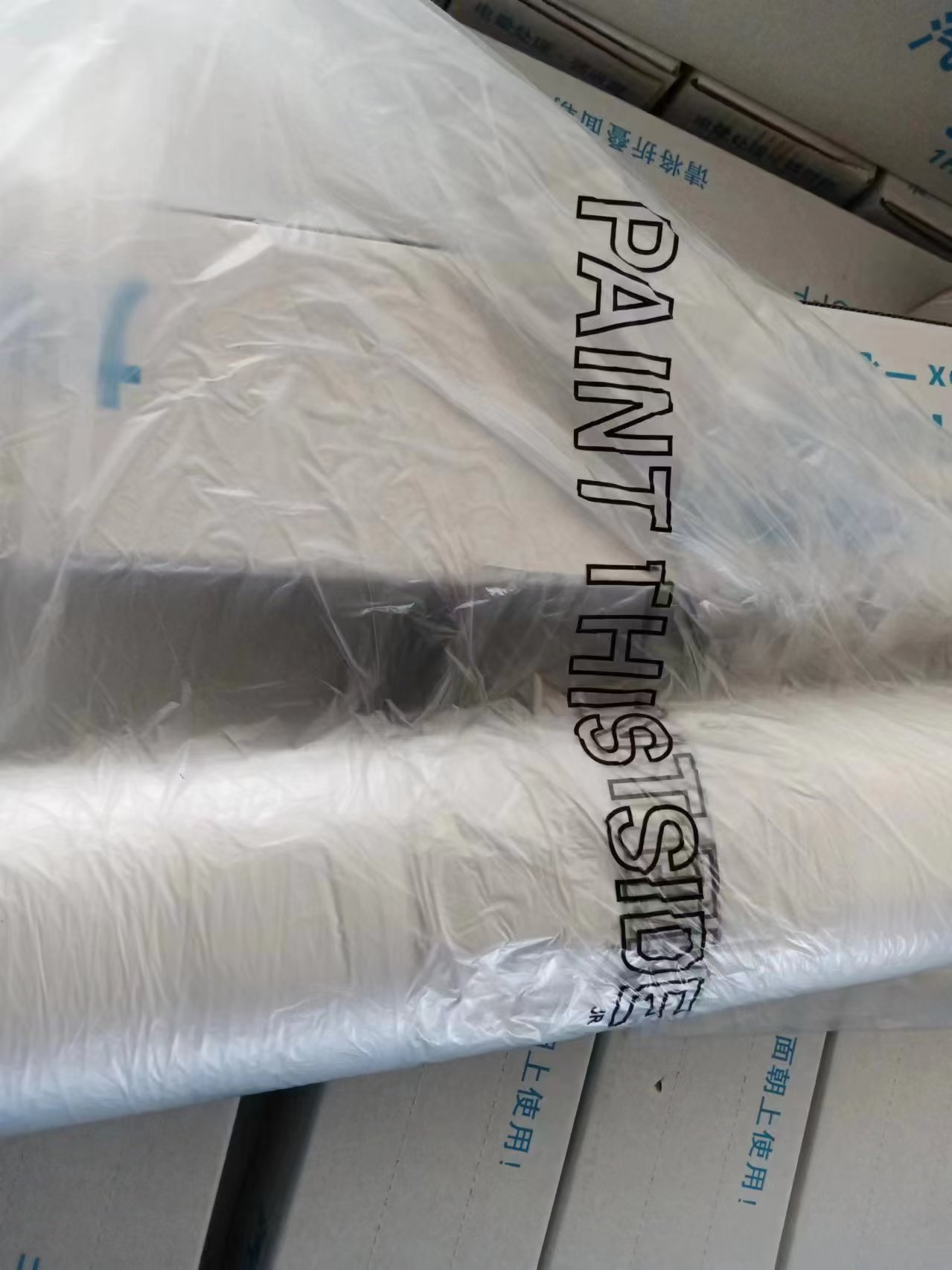 Plastic sheeting masking film drop cloth