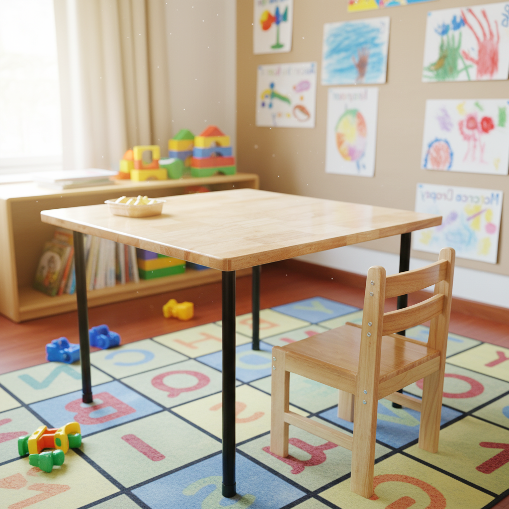 table and chair for kindergarten