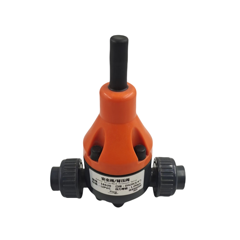 PVC Industrial Pressure Regulating Safety Valve for Fluid Control Applications