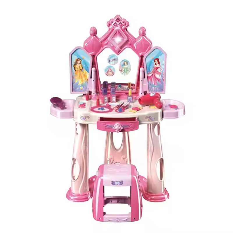 Princess Dressing Table Toy Girls Pretend Play Toy Makeup Table Toy