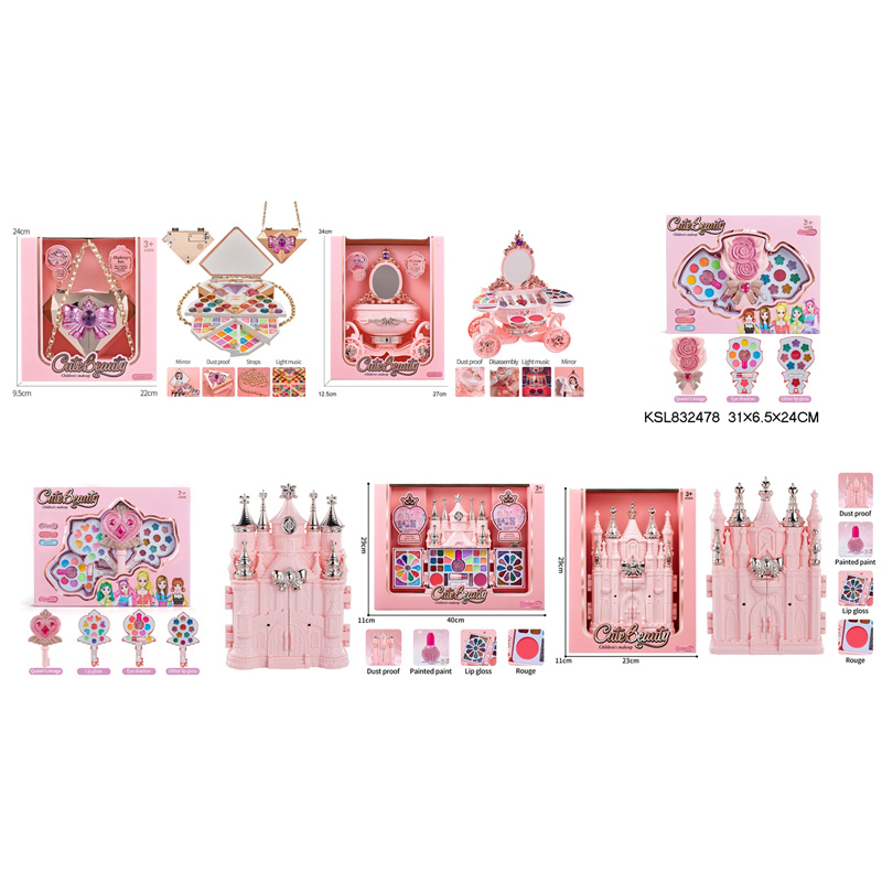 Girls Makeup Toy Children Pretend Play Toy Cosmetics Toys Wholesale Educational Toys