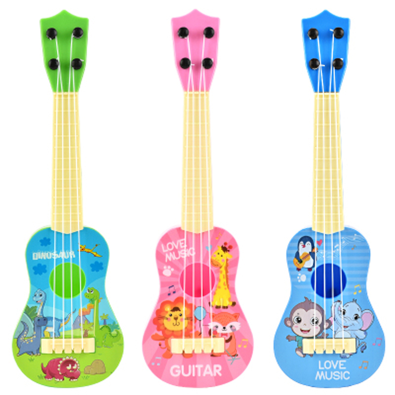 Cartoon Animal Guitar Toy Kids Musical Instrument Toy Wholesale Educational Toy