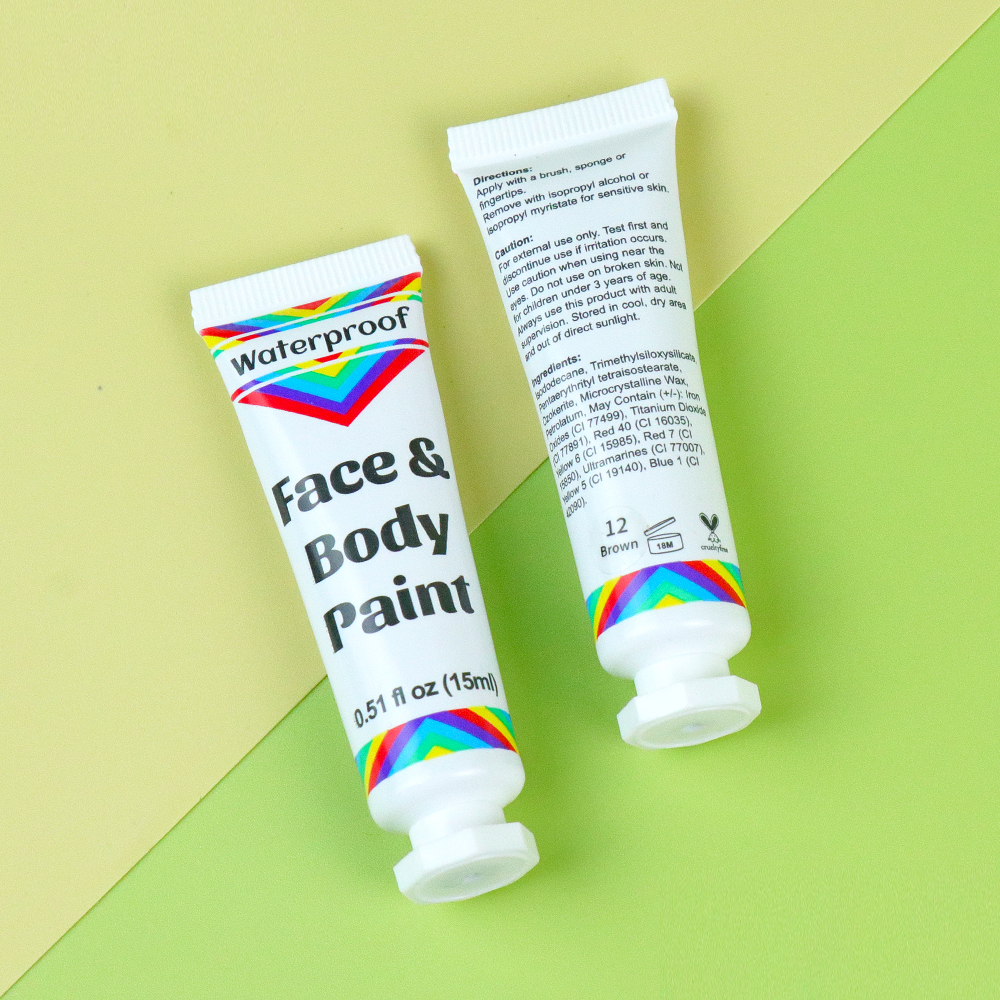 Waterproof face body paint cream makeup